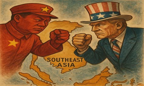 China y Estados Unidos - Competencia en el sudeste asiático